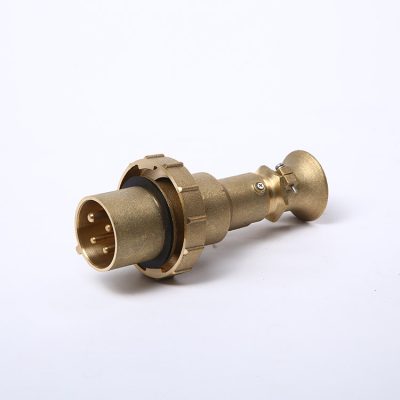 Marine Brass High -Current Water-Tight Plug Socket With Switch